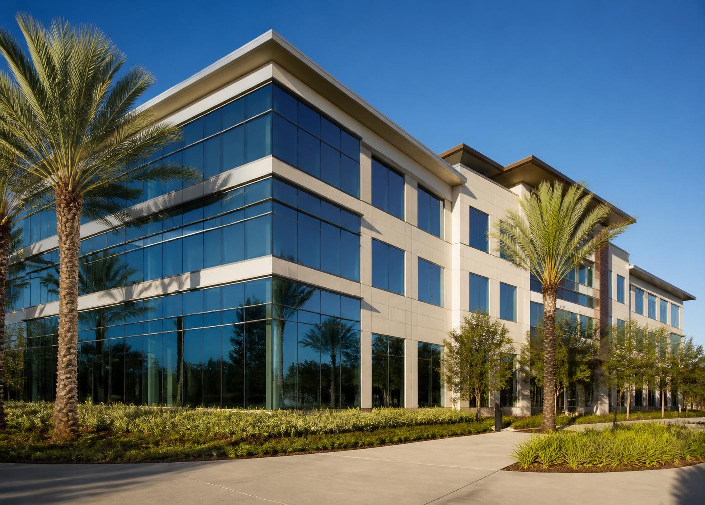 Contemporary Central Florida office architecture near the Kirkman Road corridor